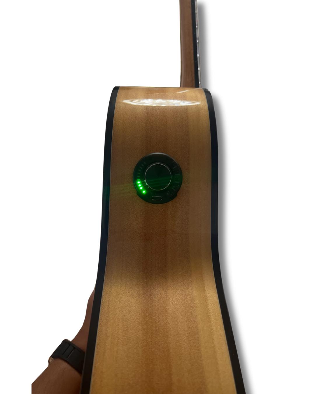 Guitare Model : Jaune AVEC MICRO DOUBLE OS1